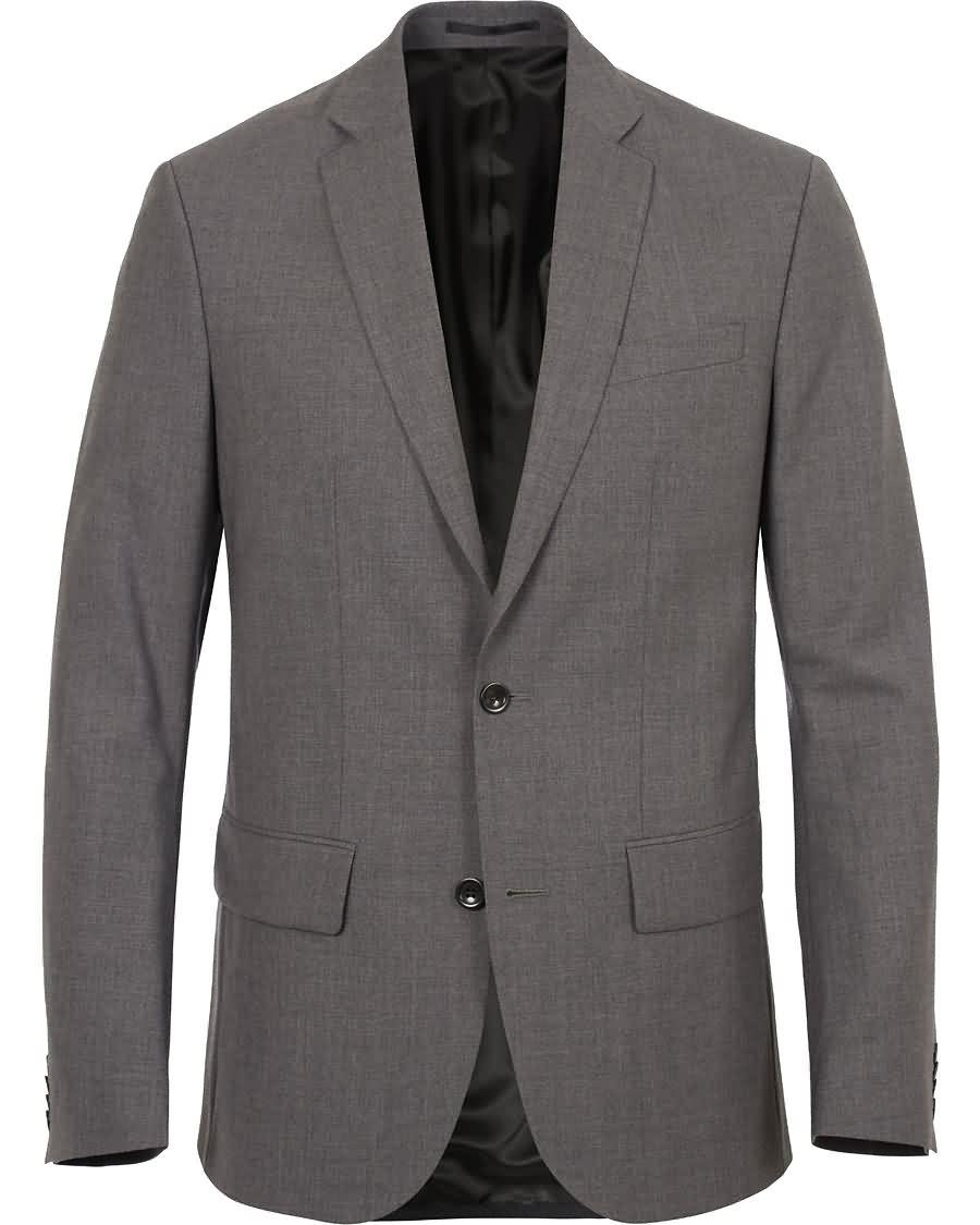 filippa k tom cool wool jacket grey melange Bulk Klær l2g9b